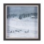 15601 - Winter On The Farm IV by Mercana Studio a Hand Embellished Framed Art Print