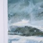 15611 - Stormy Coast V by Mercana Studio a Hand Embellished Framed Art Print Matted under Glass