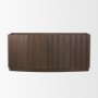 71007 - Swanson Dark Brown Wooden Scalloped Sideboard