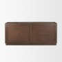 71007 - Swanson Dark Brown Wooden Scalloped Sideboard