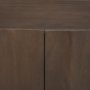71007 - Swanson Dark Brown Wooden Scalloped Sideboard