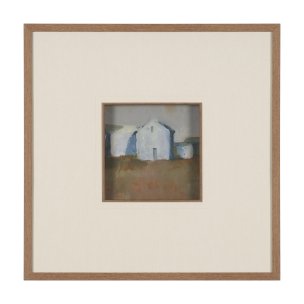 Structured View I by Mercana Studio a Hand Embellished Framed Art Print Matted under Glass