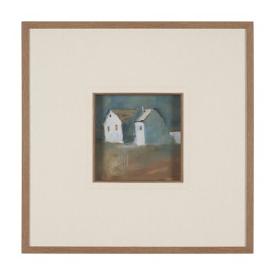 15583 - Structured View II by Mercana Studio a Hand Embellished Framed Art Print Matted under Glass