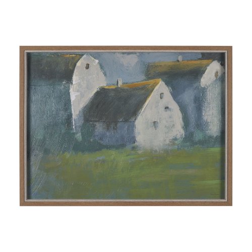 15584 - Structured View III by Mercana Studio a Hand Embellished Framed Art Print