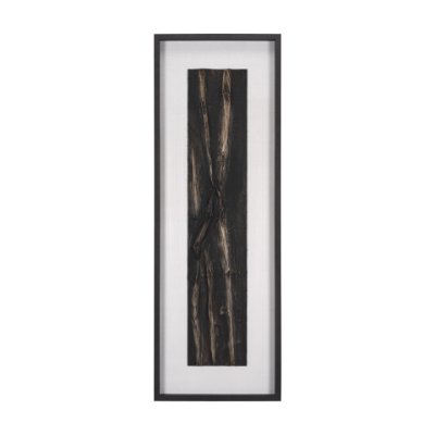 15587 - Bamboo Relief III by Studio M a handmade Original Framed Artwork under Glass
