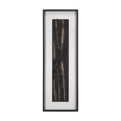 15587 - Bamboo Relief III by Studio M a handmade Original Framed Artwork under Glass