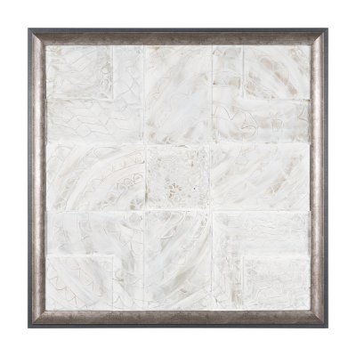15595 - Layered Alloy II by Studio M a handmade Original 3D Textured Framed Artwork