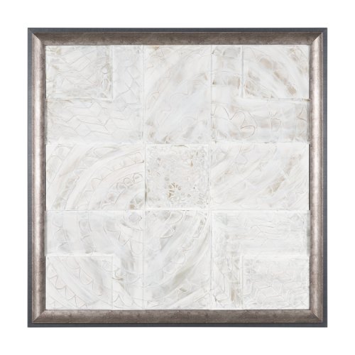 15595 - Layered Alloy II by Studio M a handmade Original 3D Textured Framed Artwork