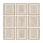 15612 - Sketch Collection (Set of 9) by Mercana Studio a Hand Embellished Framed Art Print Matted under Glas