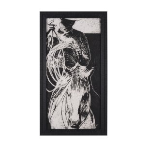 Saddled Up II by Mercana Studio a Hand Embellished Framed Art Print