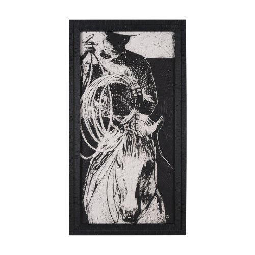 15614 - Saddled Up II by Mercana Studio a Hand Embellished Framed Art Print