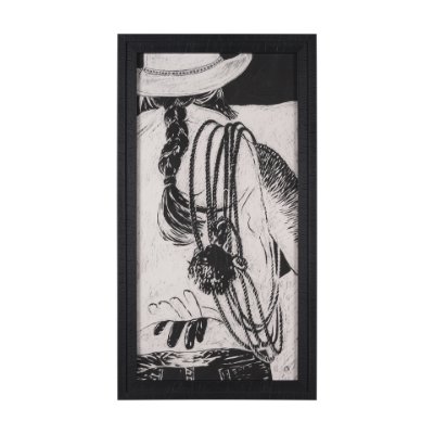 15615 - Saddled Up III by Mercana Studio a Hand Embellished Framed Art Print
