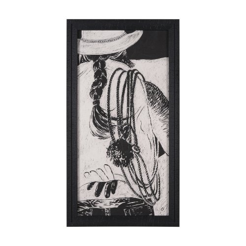 15615 - Saddled Up III by Mercana Studio a Hand Embellished Framed Art Print