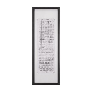 Cipher I by Mercana Studio a Hand Embellished Framed Art Print Matted under Glass