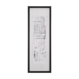 Cipher II by Mercana Studio a Hand Embellished Framed Art Print Matted under Glass