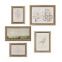 15628 - Soft Shadows (Set of 5) by Mercana Studio a Hand Embellished Framed Art Print