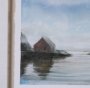 15603 - East Coast View I by Mercana Studio a Hand Embellished Framed Art Print Matted under Glass