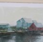 15604 - East Coast View II by Mercana Studio a Hand Embellished Framed Art Print Matted under Glass