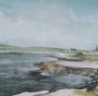 15605 - East Coast View III by Mercana Studio a Hand Embellished Framed Art Print Matted under Glass