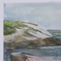 15606 - East Coast View IV by Mercana Studio a Hand Embellished Framed Art Print Matted under Glass