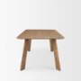 71056-AB - Welborn 84" Light Brown Wood Rectangular Dining Table