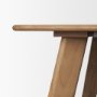 71056-AB - Welborn 84" Light Brown Wood Rectangular Dining Table