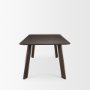 71057-AB - Welborn 72" Dark Brown Wood Rectangular Dining Table