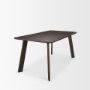 71057-AB - Welborn 72" Dark Brown Wood Rectangular Dining Table