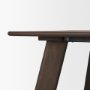71057-AB - Welborn 72" Dark Brown Wood Rectangular Dining Table