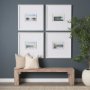 15603 - East Coast View I by Mercana Studio a Hand Embellished Framed Art Print Matted under Glass