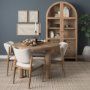 70884-AB - Soma 48" Light Brown Mango Wood Round Dining Table