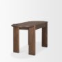 70855 - Sohan Dark Brown Elm Wood Oblong Desk