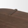 70855 - Sohan Dark Brown Elm Wood Oblong Desk