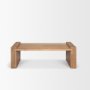 71059 - Wesson Light Brown Wood Rectangular Coffee Table