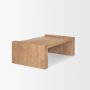 71059 - Wesson Light Brown Wood Rectangular Coffee Table