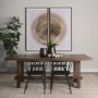 70873-AB - Suke 84" Medium Brown Rectangular Oak Dining Table