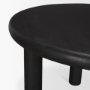 70883-AB - Soma Textured Black Mango Wood Round Dining Table
