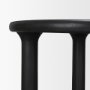 70883-AB - Soma Textured Black Mango Wood Round Dining Table