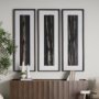 15585 - Bamboo Relief I by Studio M a handmade Original Framed Artwork under Glass