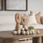 70129 - Ivan Large Wooden Head Sculpture