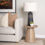 70877 - Takoda Light Brown Wood Tapered Drum Accent Table