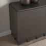 71040 - Wagner Dark Brown Wood w/ Arched Design Accent Cabinet