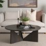 71006 - Tarro Brown Wood w/ Triangle Legs Coffee Table