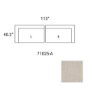 71025-A - Warner Oatmeal 2 Piece Sofa Set