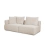 71025-E - Warner Oatmeal 3 Piece Sofa Set w/Corner Piece