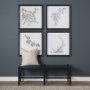 15545 - Evergreen Branches II by Mercana Studio a Hand Embellished Framed Art Print Matted under Glass