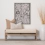 15571 - Cat Sketch by Mercana Studio a Hand Embellished Framed Art Print Matted under Glass