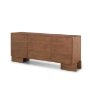 71113 - Jonan Medium Brown Wood w/ Dark Aged Brass 2 Door 3 Drawer Sideboard