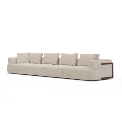 71025-B - Warner Oatmeal 2 Piece Long Sofa Set