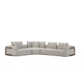 71030-D - Warner Gray 3 Piece Sofa Set w/Corner Piece